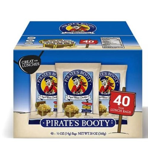 Pirate's Booty Aged White Cheddar Puffs (0.5oz / 40pk)