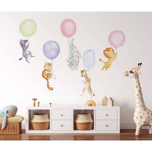 Safari Animals Nursery Wall Decals