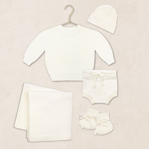 Heirloom Knit Gift Bundle: Ivory