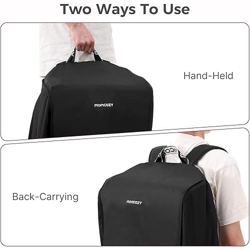Momcozy Stroller Travel Bag for Airplane | Only Suit ClickGo Stroller | Compatible with Strollers Folded Dimensions of 22.1 X 17.3 X 9.8 In | Fit Most Major Brand | Hand-held ＆ Back-carrying