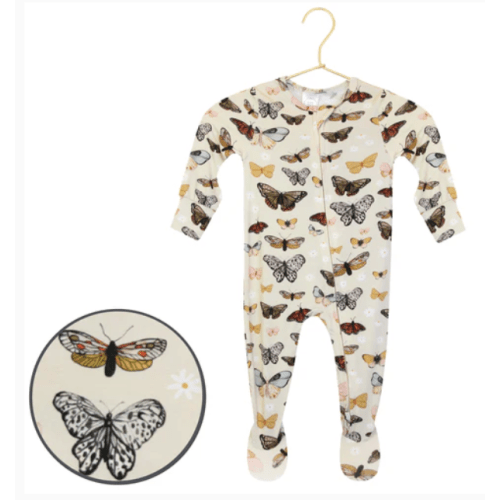 Amelia Zipper Footies – Lou Lou & Company