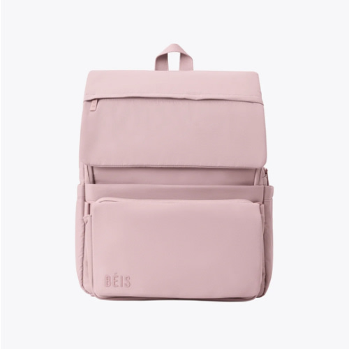 BÉIS 'The Ultimate Diaper Backpack' in Atlas Pink - Best Pink Backpack Diaper Bag