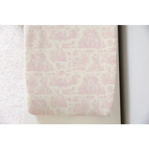 Pink Toile Changing-pad-cover - Etsy