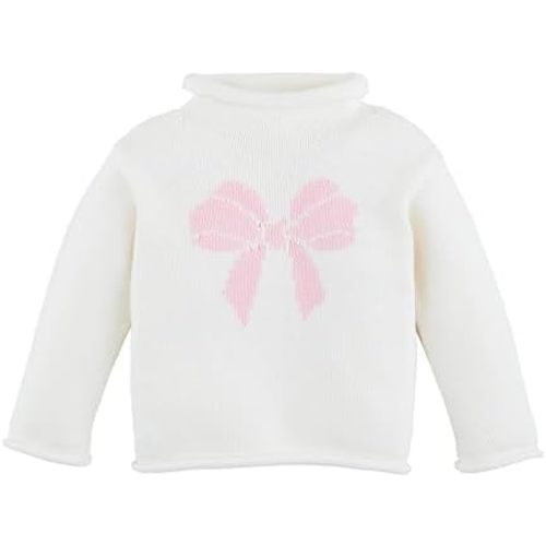 Mud Pie Bow Rollneck Sweater (12-18 MONTHS)