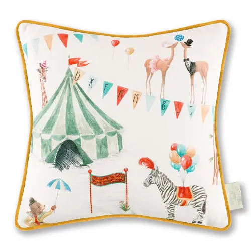Chateau theatre Cushion by The Chateau by Angel Strawbridge - Multi - Cushion - CIR/THE/04040PI