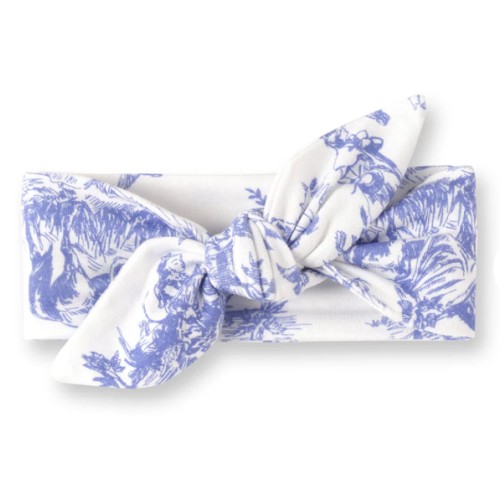Baby Headband Toile de Jouy Bamboo