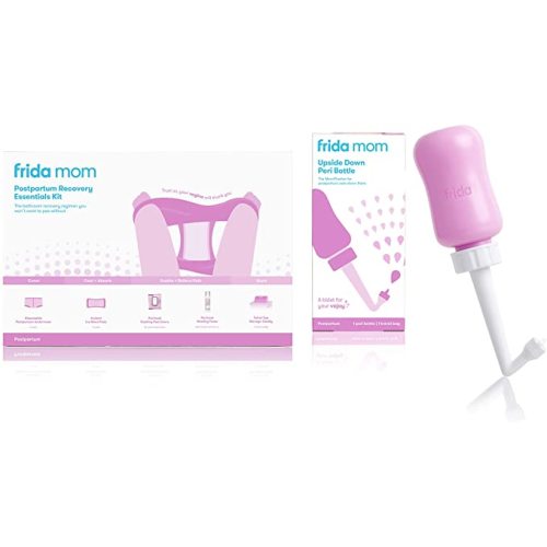 Frida Mom Postpartum Recovery Essentials Kit + Upside Down Peri Bottle