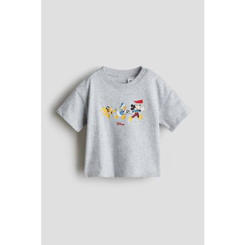 COTTON T-SHIRT WITH PRINTED MOTIF