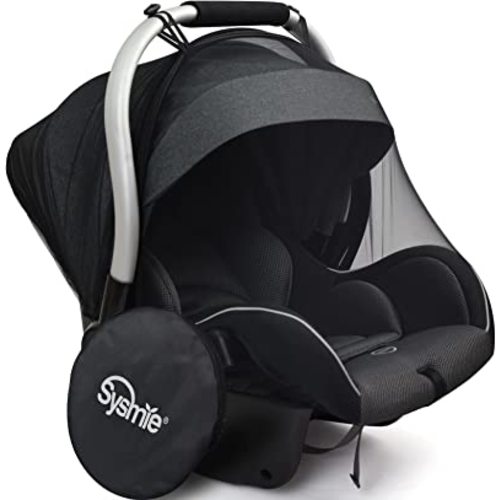 Mosquito Net for Stroller Mosquito Net for Car Seat with Zipper - Universal Fit, Premium Quality Durable - Black…