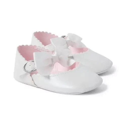 Newborn White Baby Bow Flat by Janie and Jack