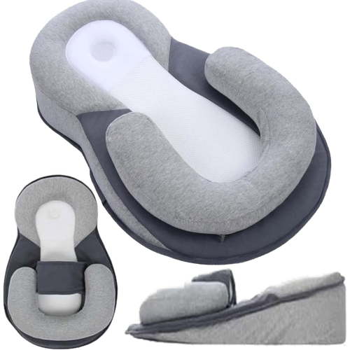 Rest Nest Baby Bed Acid Reflux With Strap, Anti-Spilling Milk And Choking Pillow For Newborns
