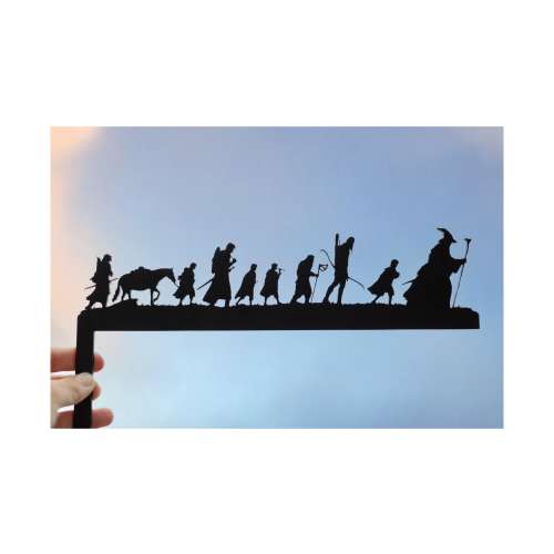 Lord of the Rings Door Corner, The Fellowship of the Ring Door Topper, Room Decoration, Man Cave