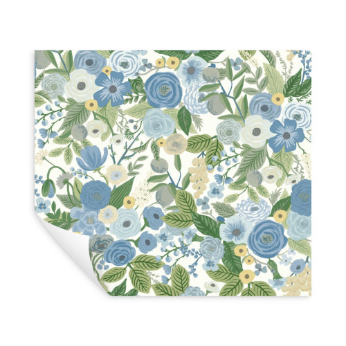 Rifle Paper Co. Garden Party 20' L x 27" W Peel and Stick Wallpaper Roll & Reviews | Wayfair