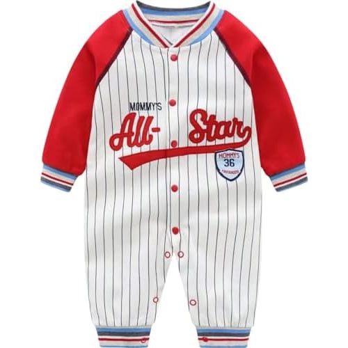 Ohrwurm Baby Boy Girl Cotton Onesie Infant Cute Romper Cartoon Printed Jumpsuit for 0-12M Toddler