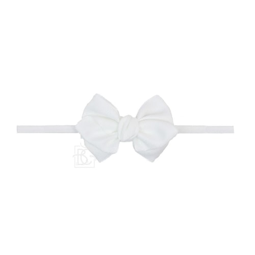 Satin Double Knot Bow on Clip