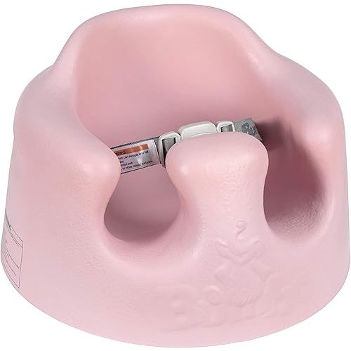 Bumbo Baby Infant Soft Foam Comfortable Support Wide Floor Seat with 3 Point Adjustable Harness for Ages 3 to 12 Months, Cradle Pink