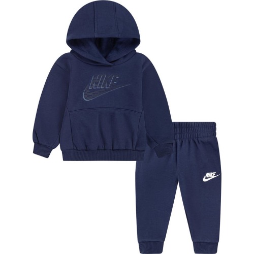 Baby Fleece Pullover Hoodie & Joggers Set, 12M, Midnight Navy
