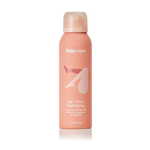 Frida Mom Leg and Foot Swell Spray, Cooling Spray for Swelling and Pain, 3.4 fl oz