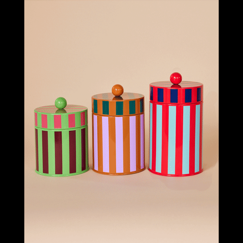 Striped Canisters | Dusen Dusen