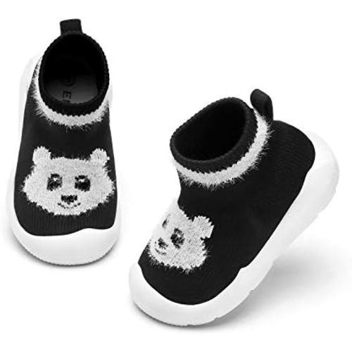 Engtoy Baby Shoes & Socks - Non-Slip Breathable Slippers with Soft Rubber Sole - Baby Boys & Girls Slip On Sneakers
