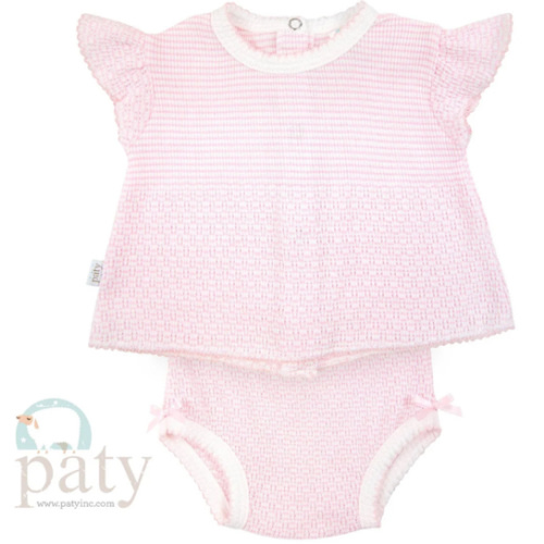 Paty 2 PC Flutter Sleeve Diaper Set | Posh Tots Children's Boutique