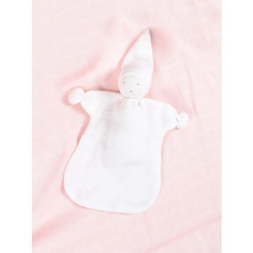 Muslin Sleeping Lovey - Organic White