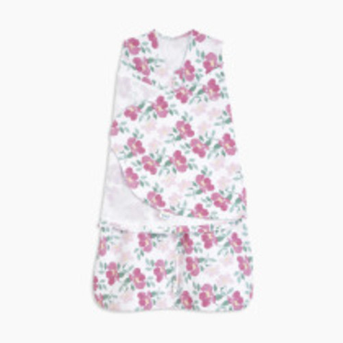 Halo SleepSack Swaddle cotton - Pink Stems, Small
