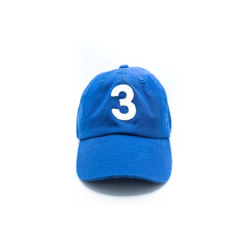 Royal Blue Number Baseball Hat