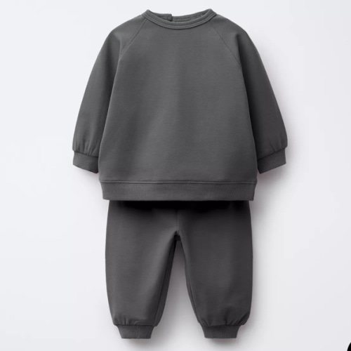 SWEATSHIRT AND JOGGER PANTS SET - Anthracite grey | ZARA United States