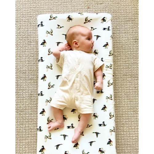 Diving Ducks Baby Changing Pad Cover