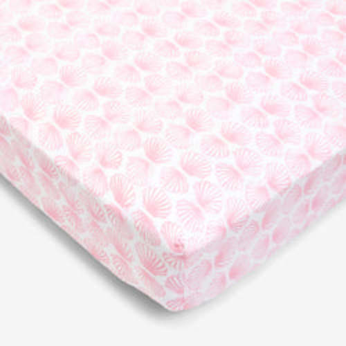 Organic Cotton Crib Sheets by Lewis - Scallop in Lilac