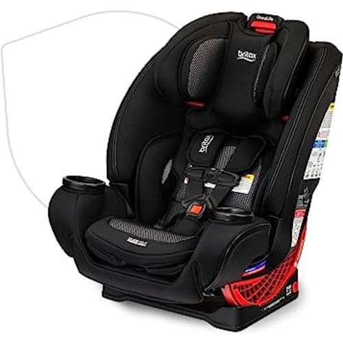 Britax One4Life Convertible Car Seat, 10 Years of Use from 5 to 120 Pounds, Converts from Rear-Facing Infant Car Seat to Forward-Facing Booster Seat, Performance Fabric, Cool Flow Carbon