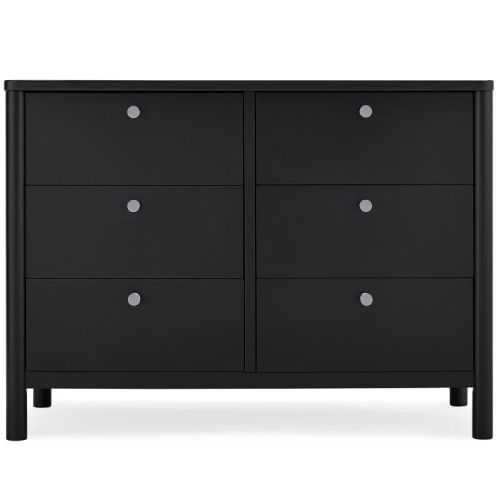 Delta Children Brooks 6 Drawer Dresser With Interlocking Drawers - Bianca White