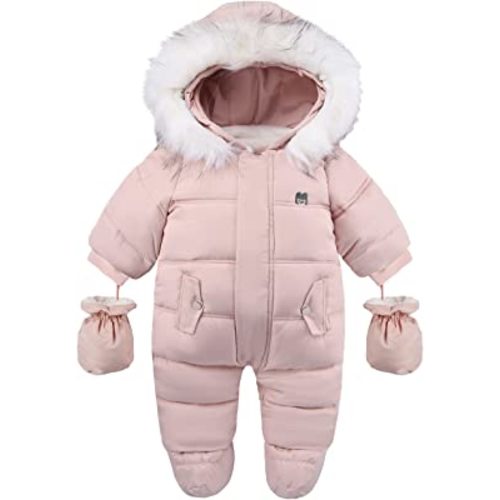 Baby Girl Winter Snowsuit Toddler Jacket Clothes For Boy Infant Jumpsuit Hoodied