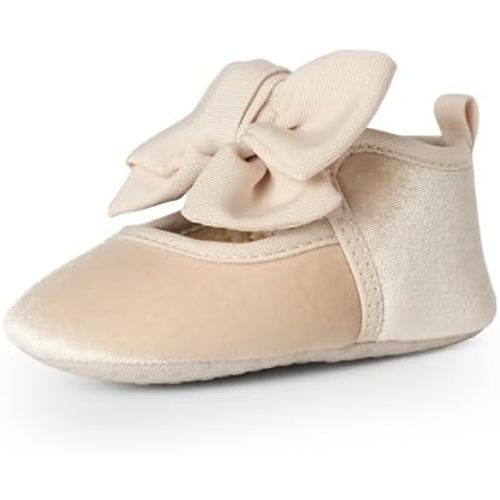 Amazon Essentials x Sofia Grainge Baby Girls' Mary Jane Shoes with Bow Detail