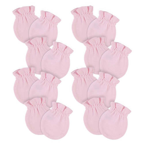 8-Pack Baby Neutral Light Pink No Scratch Mittens