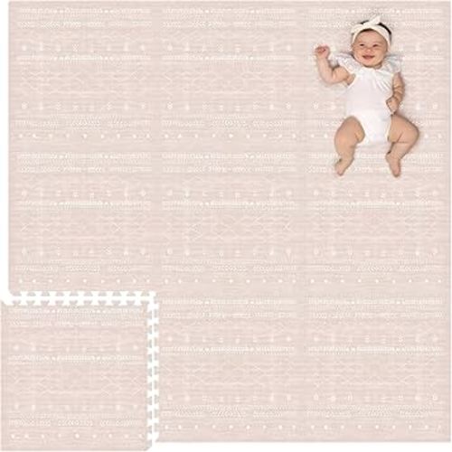 6x6 Lillefolk Baby Foam Play Mat - Baby Playmat | Tiles for Kids Interlocking Mat - Foam Baby Mat for Babies & Toddlers - Non Toxic Play Mat for Baby Tummy Time Mat (Large Size 6x6 ft (9 Tiles), Dusk