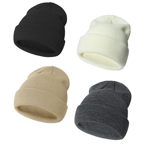 ENBAOHUI Baby Beanie Hat Newborn Winter Warm Knit Hat Kids Soft Beanie Cap Boys Girls Winter Warm Knit Hat