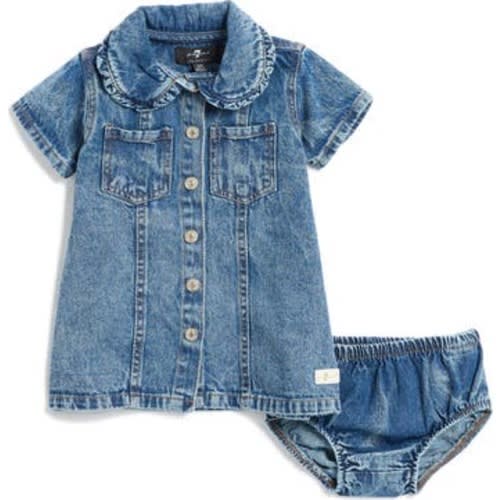 Denim Dress & Bloomers