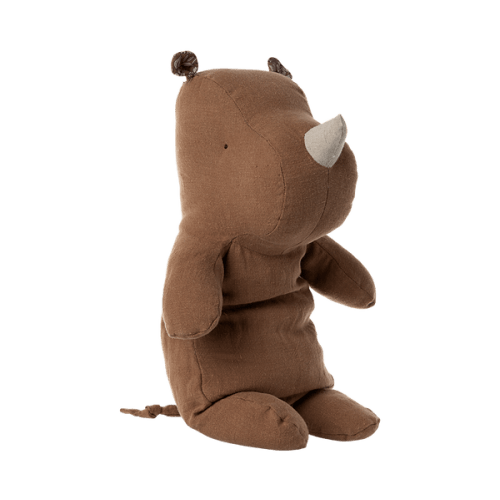 Neutral Rhino Stuffed Animal - Maileg - Maileg USA