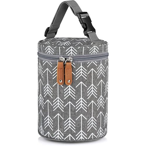 Accmor Breastmilk Cooler Bag, Insulated Baby Bottle Cooler Tote Bags, Baby Bottle Warmer Cooler Bag, Baby Bottle Bag Great for Nursing Mom Daycare