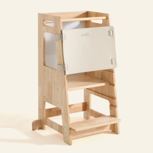 HARPPA Nordo | Safe & Stable Montessori Toddler Kitchen Wooden Tower - Perfect for Cooking & Learning, Counter Helper, Kitchen Tower, Gift for 2 Year Old