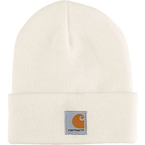 Unisex Child Carhartt Cold Weather Hat, Marshmallow