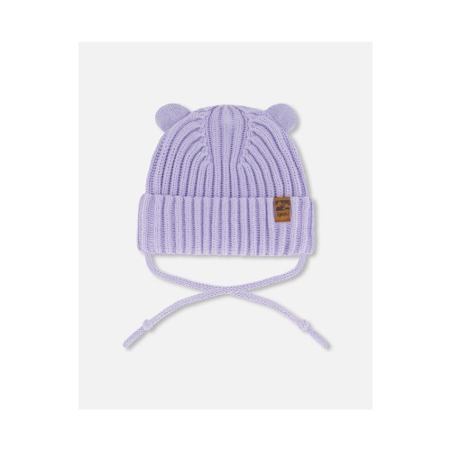 Baby Girl's Baby Knit Hat With Strings Lilac, 6-12 M
- Only 2 left