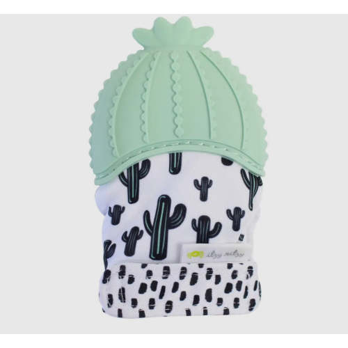 Cactus teething mitt