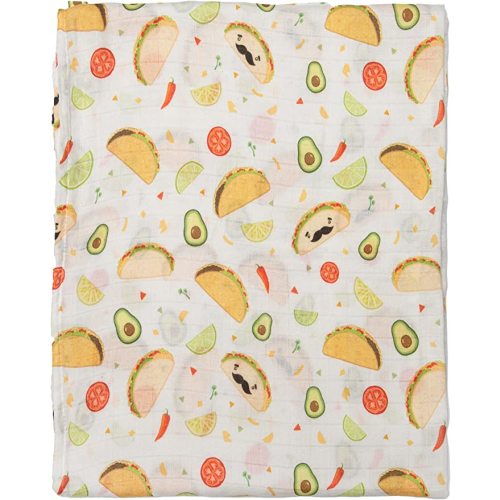 Loulou Lollipop Soft Baby Swaddle Blanket Muslin Wrap Receiving Blanket for Newborn to Toddler Girl and Boy, Large 47” by 47” - Taco…