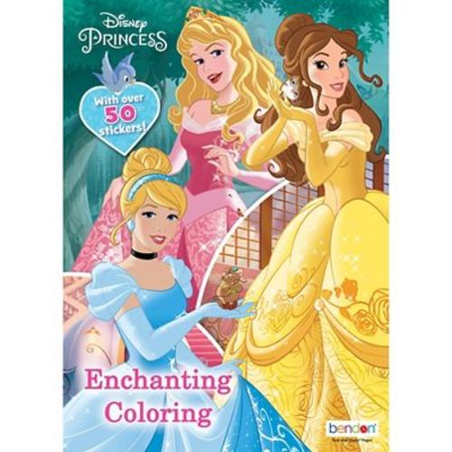 224 Page Coloring Book Disney Princess - Target Exclusive Edition (paperback)