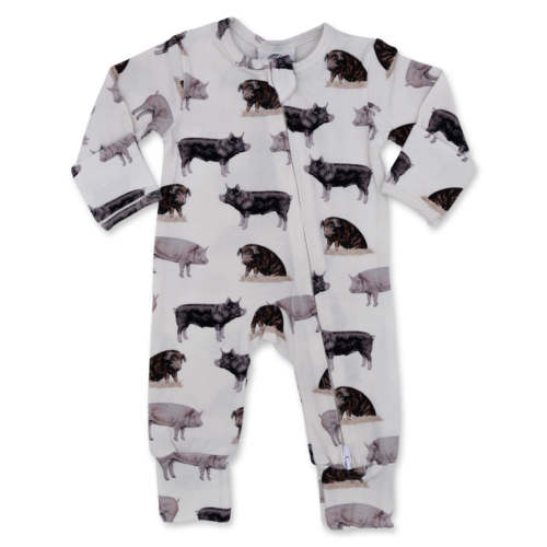 Pig Folding Feet Jammies – Cowkid Clothing Company