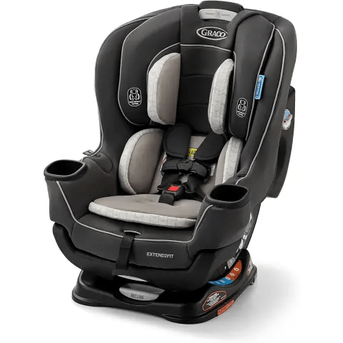 Graco Extend2Fit Convertible Baby Car Seat, Rear and Forward Facing, Adjustable Extension Panel for Extra Legroom, Redmond