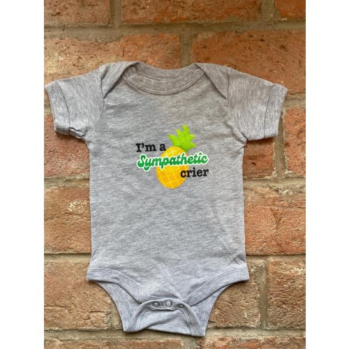 Sympathetic Crier Psych Onesie | Psych Tv Show Baby Onesie | Burton Guster Shawn Spencer Kids Onesie